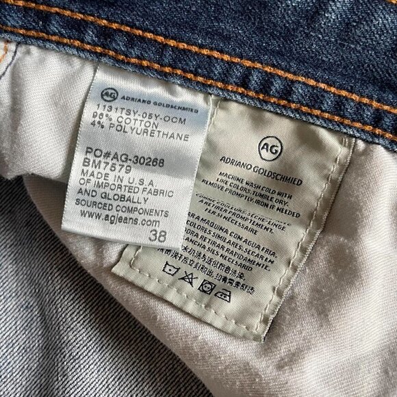 AG Adriano Goldschmied Cigarette Slim Jeans - Size 38 - Picture 5 of 6